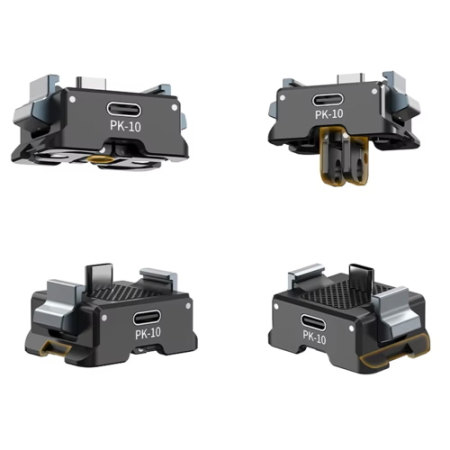 Ulanzi PK-10 - adapter montażowy z portem USB-C do DJI Osmo Pocket 3 / 4 oraz Xtra Muse (Arca-Swiss, gwint 1/4
